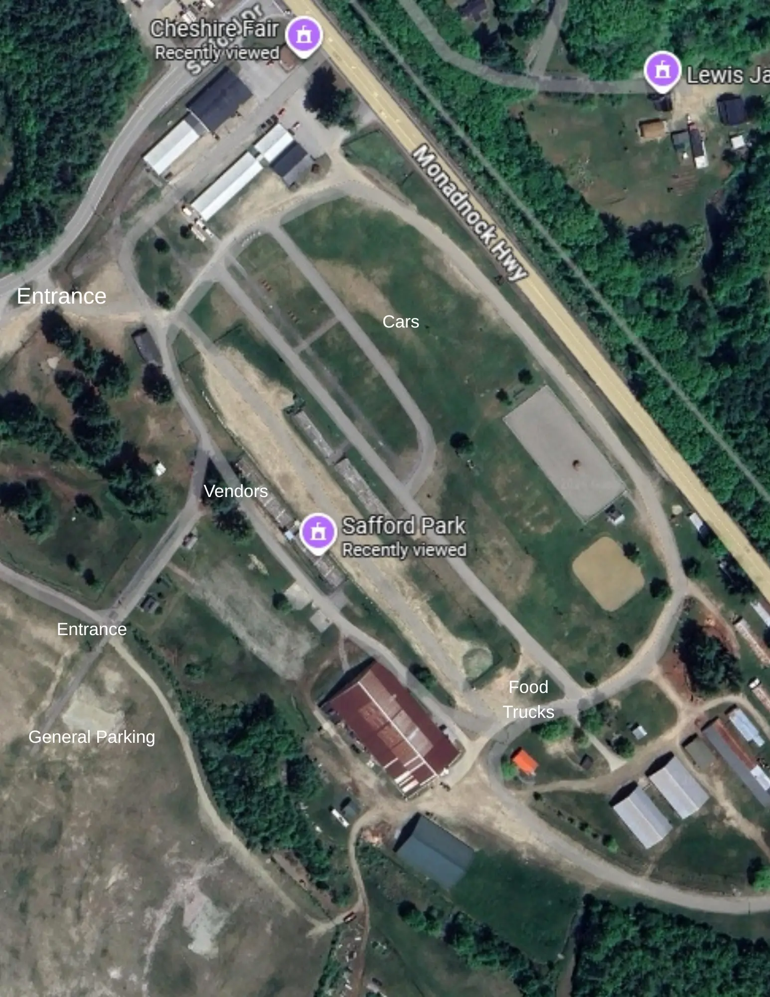 Entrance and Arrival Map